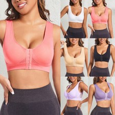 NEU Damen Sports BH ohne Bügel Push Up Bustier Gepolstert Bra Fitness Laufen Top