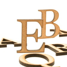 Buchstaben Zahlen 3mm MDF Holz Deko Namen Basteln Deko gelasert klein groß B4