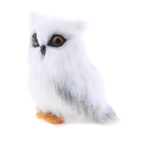 Owl decoy statue - owl,