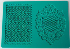 Eine wunderschöne SILIKON - DEKORMATTE +++ Fondant +++ Basteln ++ Jittenmeier 31