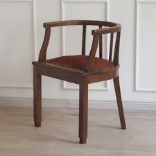 EPOCHE 1930 Armlehnstuhl Art Deco Vintage Schreibtisch Stuhl Antik Bauhaus alt