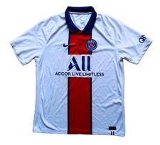 Nike Paris Saint-Germain 2020/2021 Away Trikot Jersey Shirt weiß PSG Sz. L