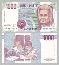 Italien / Italy 1000 Lire 1990