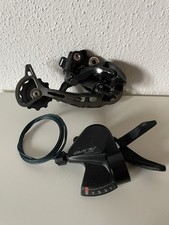 Schaltung Shimano Alivio 9 Gang mit Seilzug, Schaltwerk, Umwerfer Shimano Deore