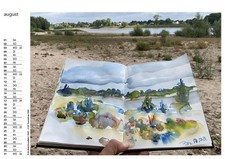 Kalender Aquarell Landschaft