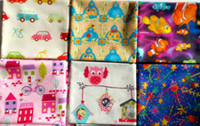 1,5 m Stoffpaket Bunt 6 Fat