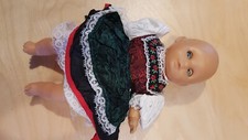 Baby Puppe Zapf Schlummerle 22cm  Dirndl