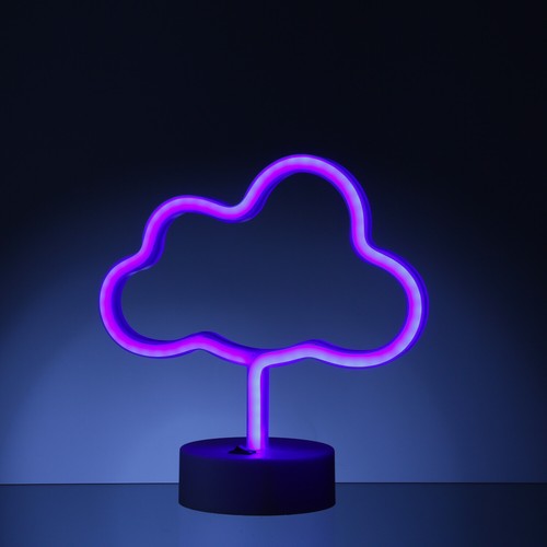 Led neon schild - led, wolke