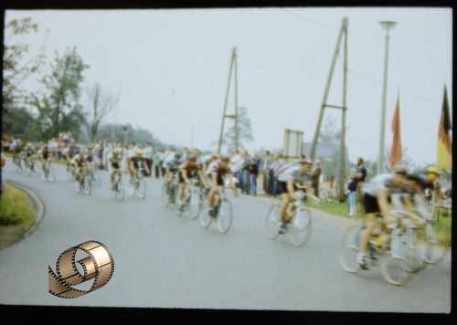 Ddr dia straßenszene in - straßenszene, der