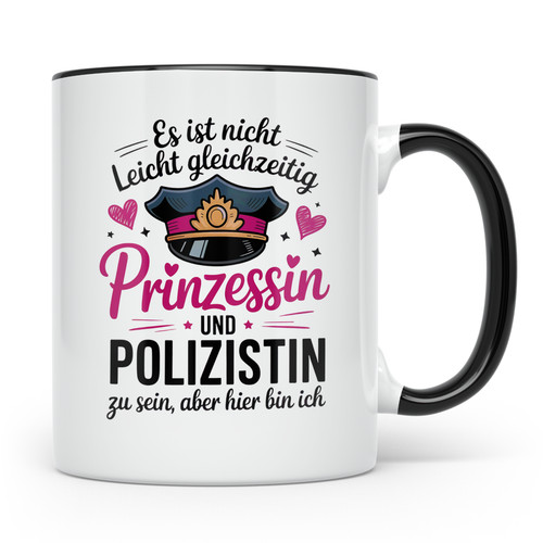Polizistin tasse prinzessin - tasse,