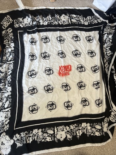 Seidentuch kenzo schwarz tiger - kenzo,