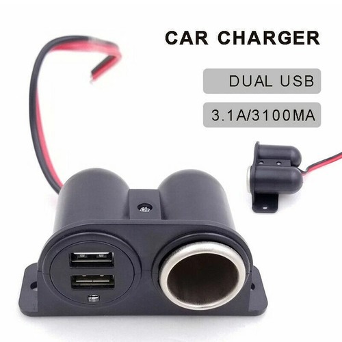 12v dual usb steckdose - 12v,