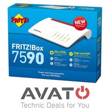 AVM FRITZBox 7590 VDSL DSL Supervectoring Gigabit Modem MESH WLAN MU-MIMO *TOP* 