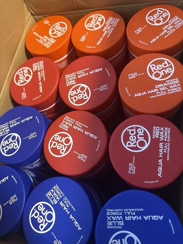 Red one aqua hair gel - red,