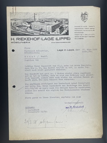 Möbelfabrik riekehof lage - möbelfabrik,