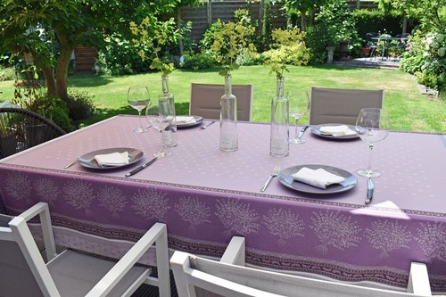 Tischdecke jacquard baumwolle - jacquard,
