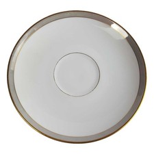 Untertasse Goldrand Edelstein Bavaria Grauband 21499