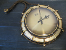 DIEHL SCHWEBE-ANKER  - HANDAUFZUG - MESSING-GEHÄUSE - UHR LÄUFT EINWANDFREI