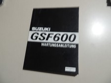 Suzuki GSF 600  Bandit Modelljahr 1995 Werkstatthandbuch Reparaturanleitung
