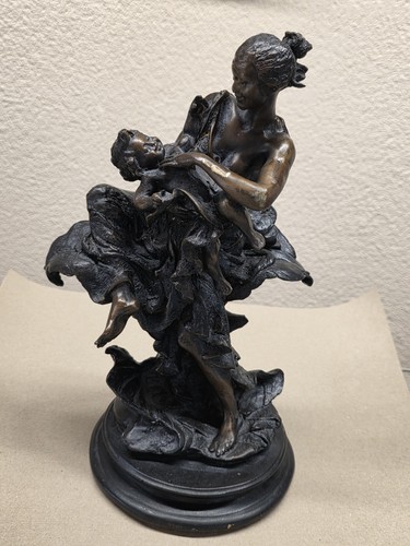 Skulptur metallfigur bronze - bronze,