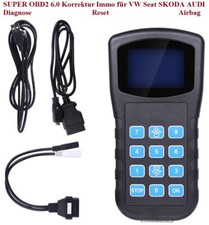 Mieten SUPER OBD2 6.0 Korrektur für  VW Seat SKODA AUDI Diagnose Reset Airbag
