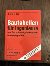 Schneider-Bautabellen für Ingenieure von Klaus-Jürgen Schneider, Gebunden