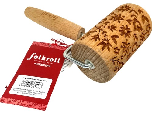 Folkroll teigrolle flower - folkroll,