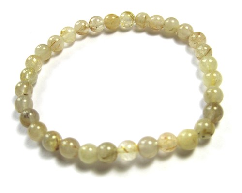 Kugel armband rutilquarz - rutilquarz, mm