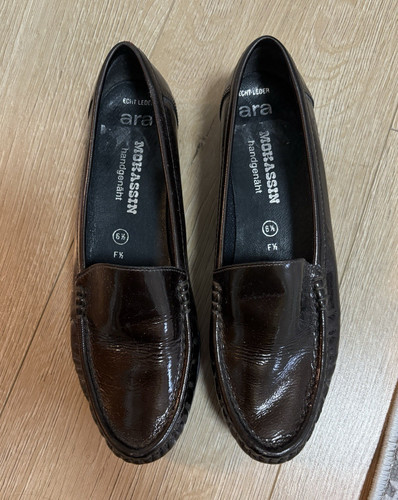 Ara damen slipper leder - leder, braun