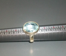 Ring Silber u. Gelbgold 750
