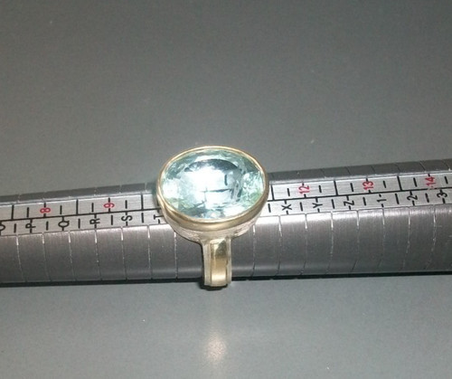 Ring silber gelbgold 750 - silber, u.