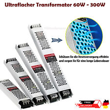12V DC LED Treiber Trafo Konstantspannung ultraflacher LED Netzteil 60W - 300W
