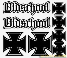 Oldschool Aufkleber Set 8