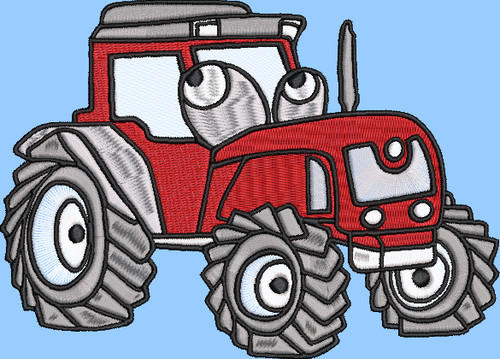 Stickdatei traktor 17021 - traktor,,