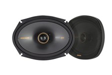 Kicker Auto Audio Koaxial Lautsprecher KS 6 x 9 Zoll Schwarz 15-150 W 2-Wege Oval Hochtöner