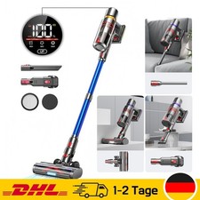 40Kpa/550W Akku Staubsauger kabellos bis 60Min Hand & Stab Ultraleicht beutellos