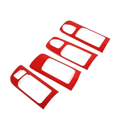 Red interior door handle - interior,