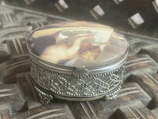 Kleine Sammeldose Silber