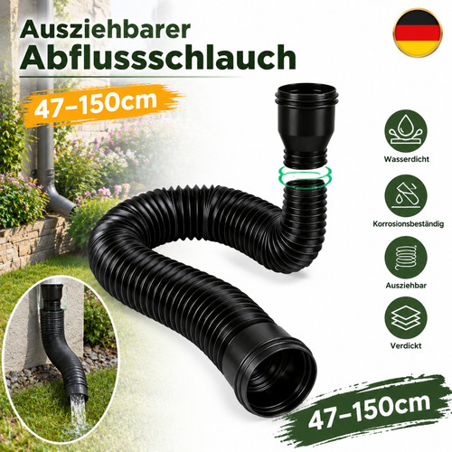 Schwarz dachrinne fallrohr - schwarz,