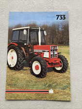 Prospekt IH International 733 McCormick IHC 6 Seiten DIN A 4 Traktor Schlepper 