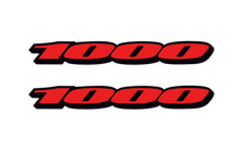 2 x 1000 ccm DECAL Suzuki