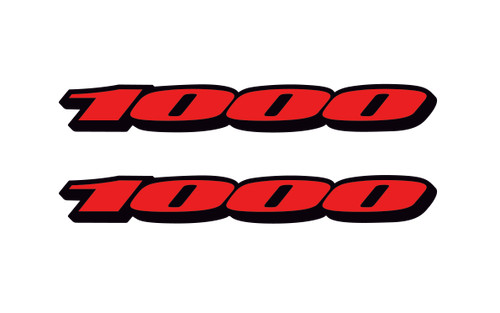 1000 ccm decal suzuki - x,