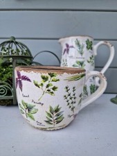 Pflanztasse Steinzeug Kräuter 27x20xH13,5cm