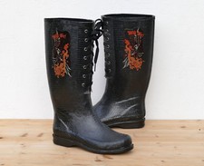 robuste Gummistiefel schwarz