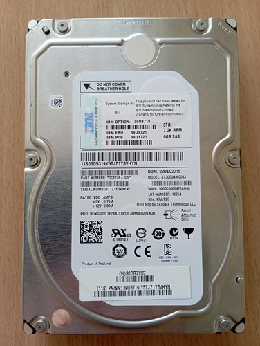 Ibm seagate 3tb - 3tb, hdd