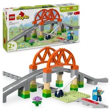 LEGO DUPLO Town 10426 Eisenbahnbrücke und Schienen – Erweiterungsset
