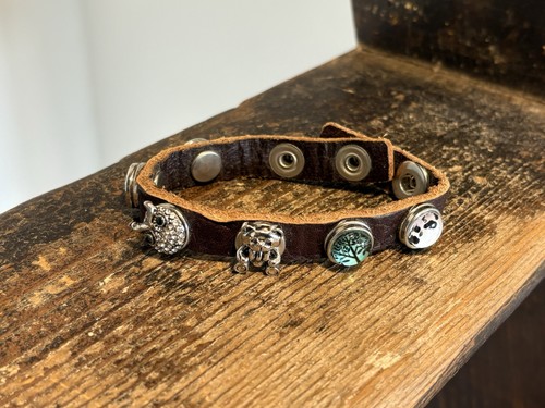 Lederarmband noosa stil - im, mit