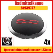 Für Fiat 500 Felgendeckel