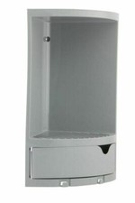 Duschablage grau Badregal Dusche Badezimmer Ablage Duschregal Eckablage