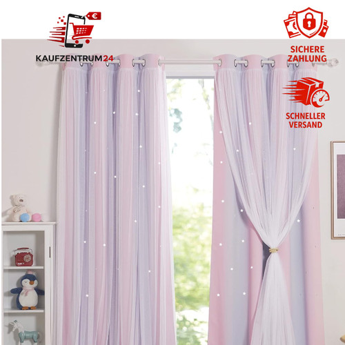Gardinen kinderzimmer 2er set - 2er,
